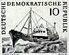 Briefmarke der DDR "Fischfangflotte"