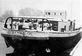 Heckansicht im Hafen Anklam etwa um 1964