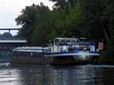 am 25.07.2008 auf Kanalfahrt