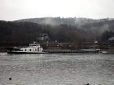 im Januar 2010 auf der Mosel