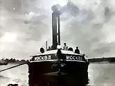 Heckradschlepper Moskwa - hier noch bei der SOAG mit kyrillischer Schrift / 1953 abgegeben an die CSSR