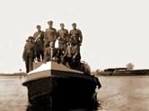 Grenzboot in Milow (50er Jahre)