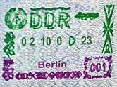 der letzte Grenzstempel 02-10-1990 / 23:00 h (Repro)